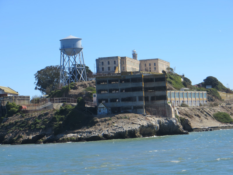 Cruise View of Alcatraz Island Back in San Francisco Bay