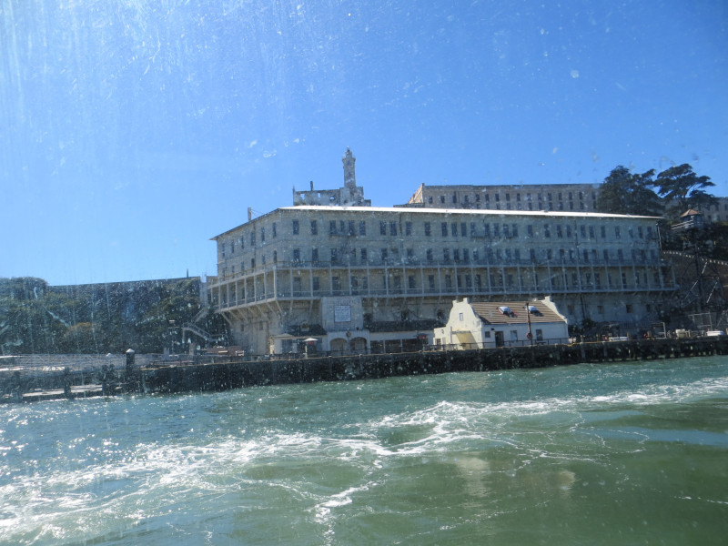 Residential Apartments in Alcatraz Island in San Francisco Bay